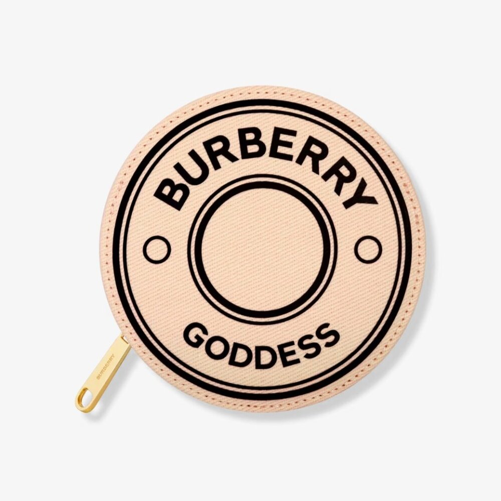BURBERRY Novelty Round Accessory Case - NEW